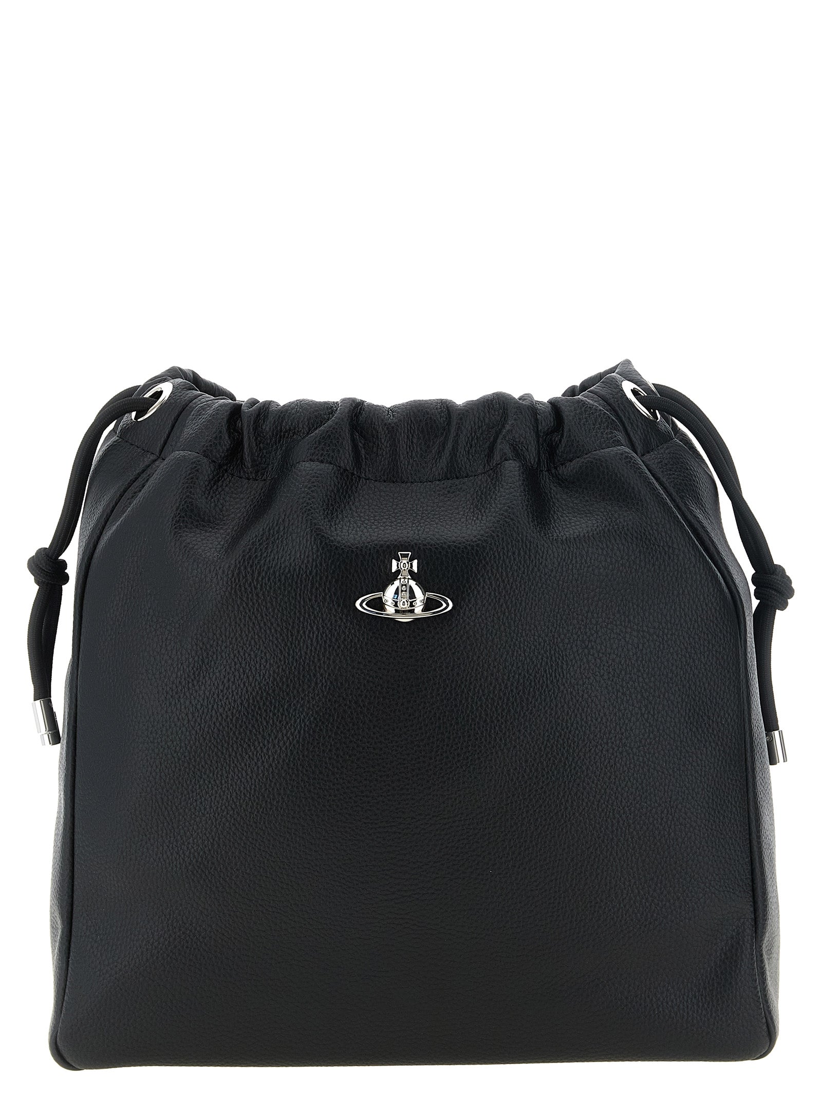 Vivienne Westwood Black Polyethylene Shoulder Women's Bag