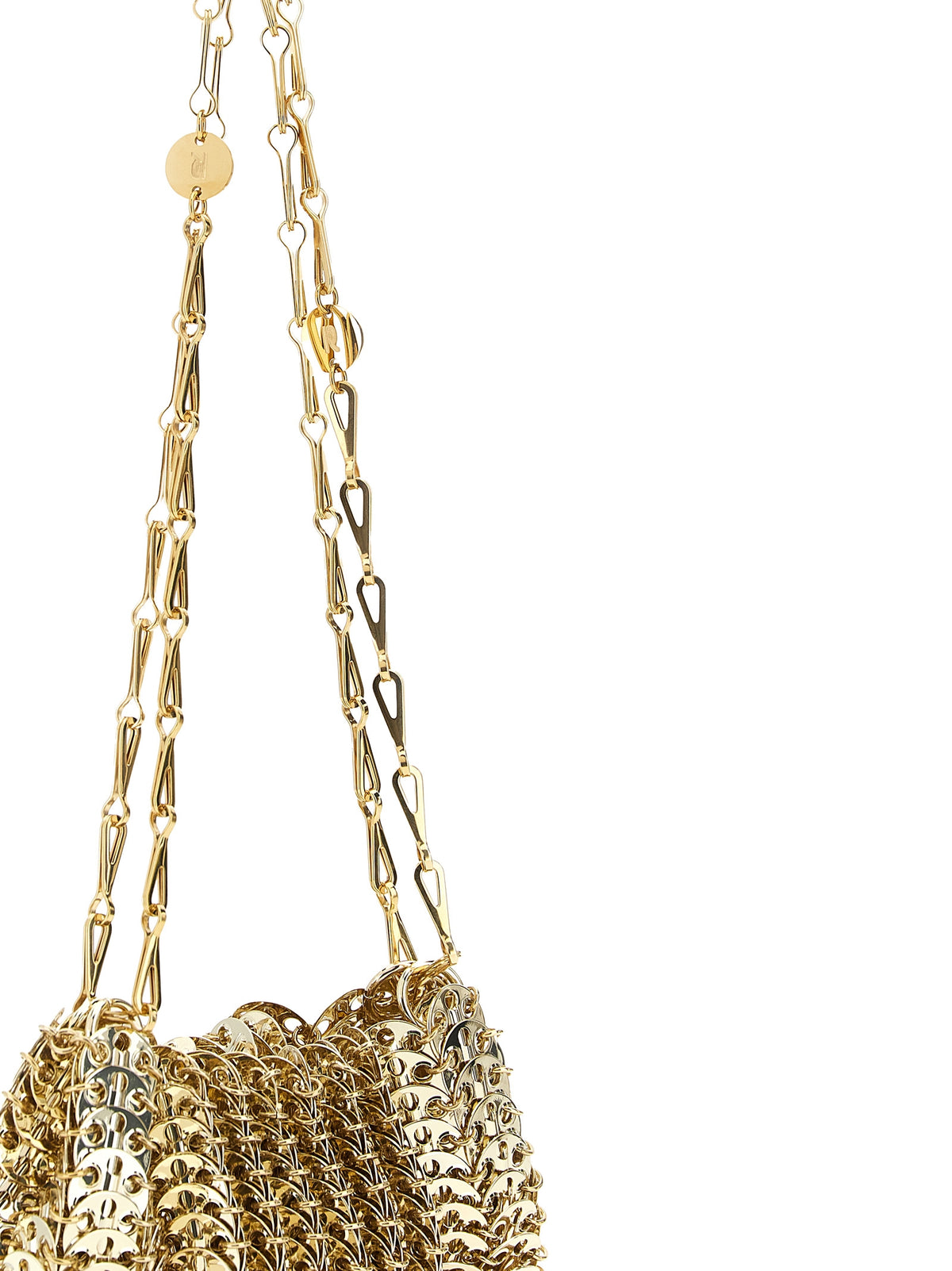 Paco Rabanne Gold Stainless Steel Shoulder Women's Bag