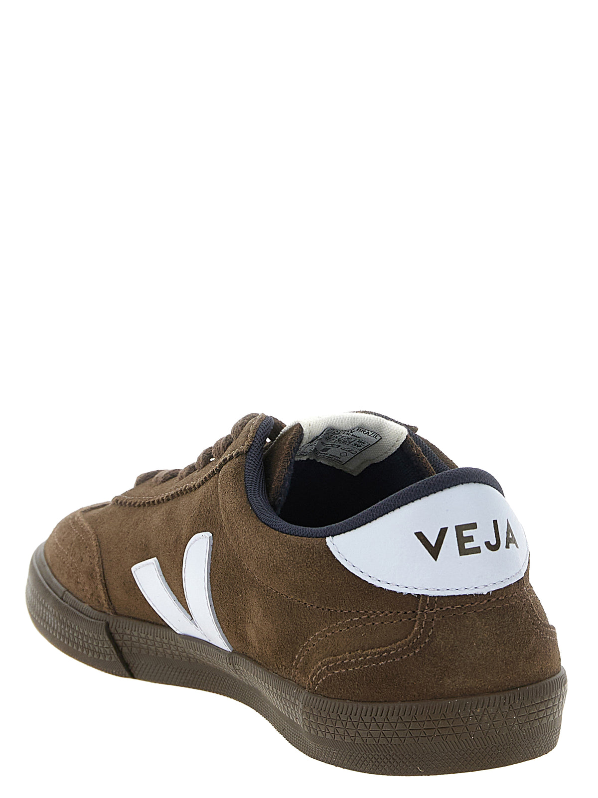 Veja Brown Calfskin Athletic Men's Sneakers