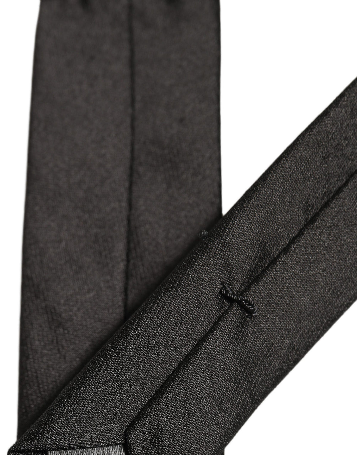 Dolce & Gabbana Black Satin Textured Adjustable NeckMen's Men Accessory Men's Tie