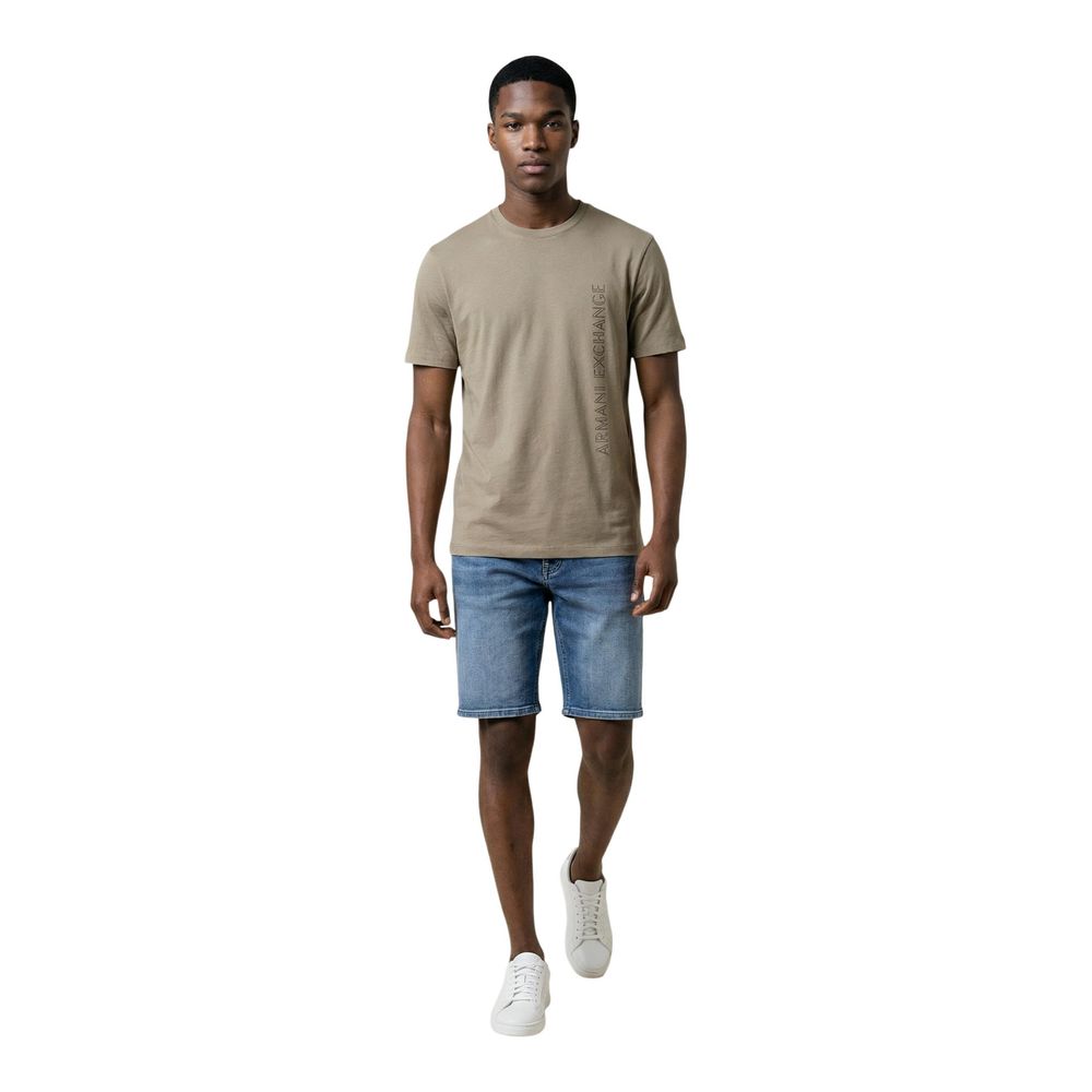 Replay Blue Cotton Bermuda Men's Shorts