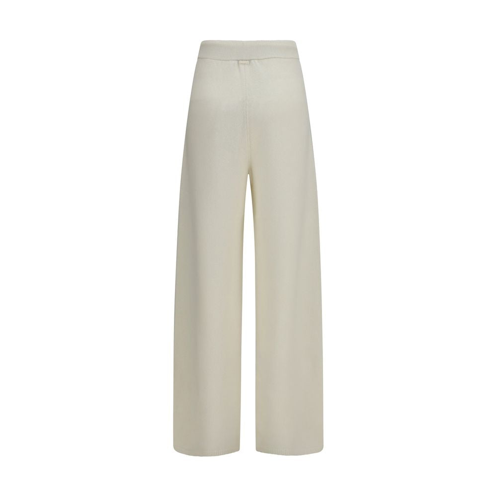 Max Mara Beige Cashmere Casual Women's Pants