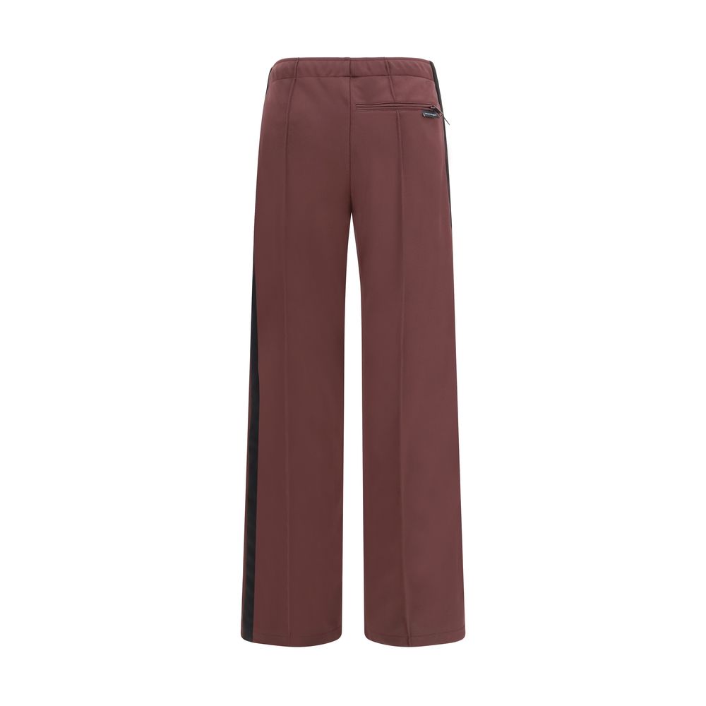 Courrèges Bordeaux Polyester Joggers (Workout Women's Pants)