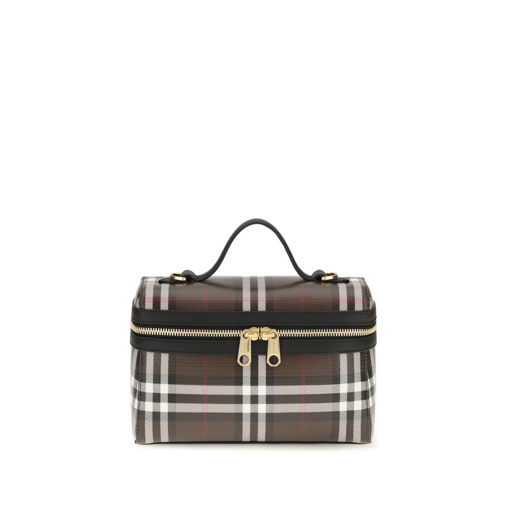 Burberry Brown Cotton Shoulder Women's Bag