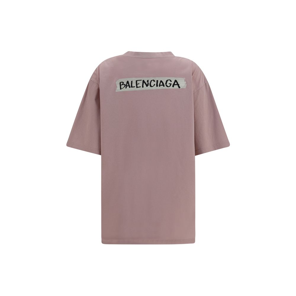 Balenciaga Multicolor Cotton Women's T-Shirt