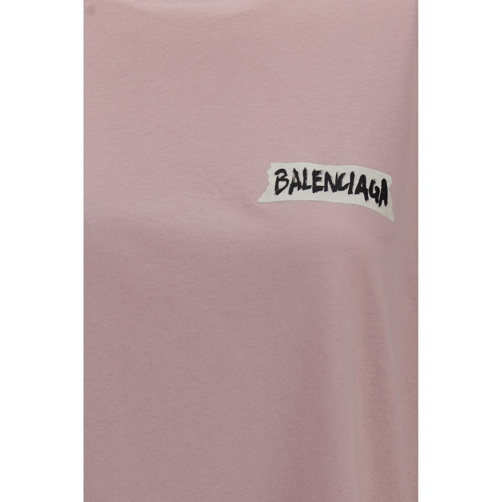 Balenciaga Multicolor Cotton Women's T-Shirt