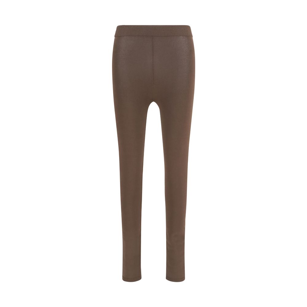 Balenciaga Brown Viscose Women's Leggings