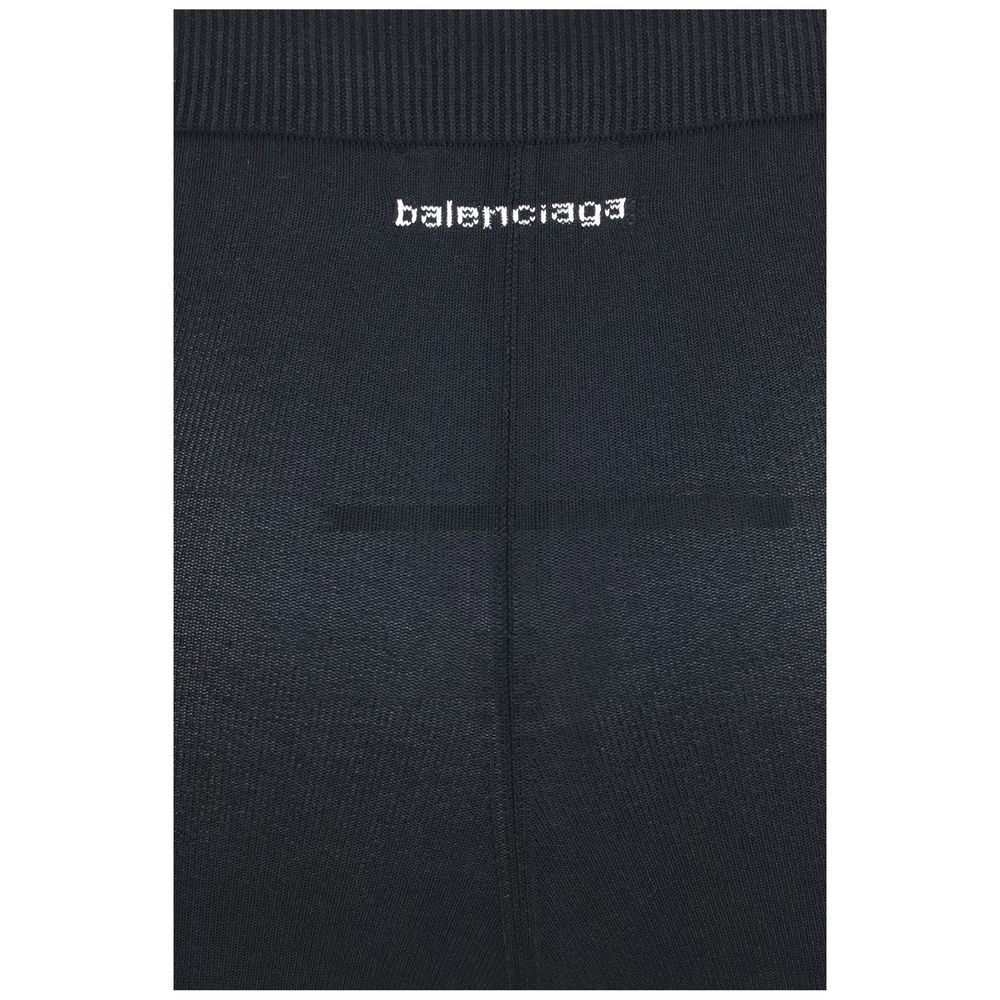 Balenciaga Black Viscose Women's Leggings