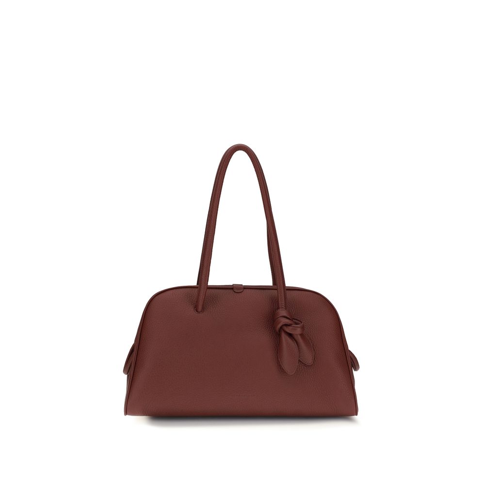 Jacquemus Bordeaux Calf Leather Bos Taurus Women's Handbag