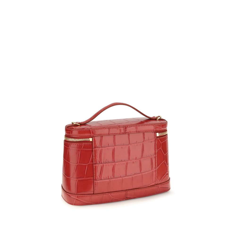 Jacquemus Red Calf Leather Bos Taurus Shoulder Women's Bag