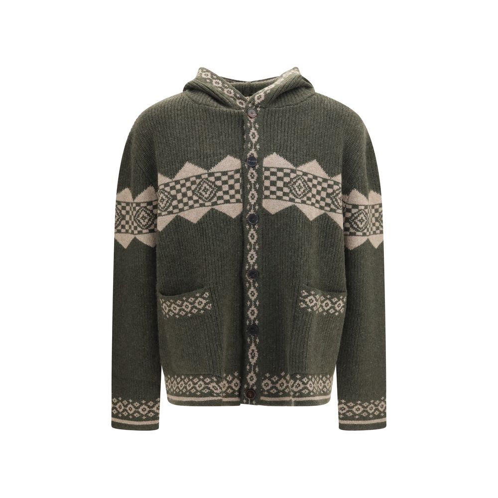 Baziszt Bicolor Cashmere Men's Cardigan