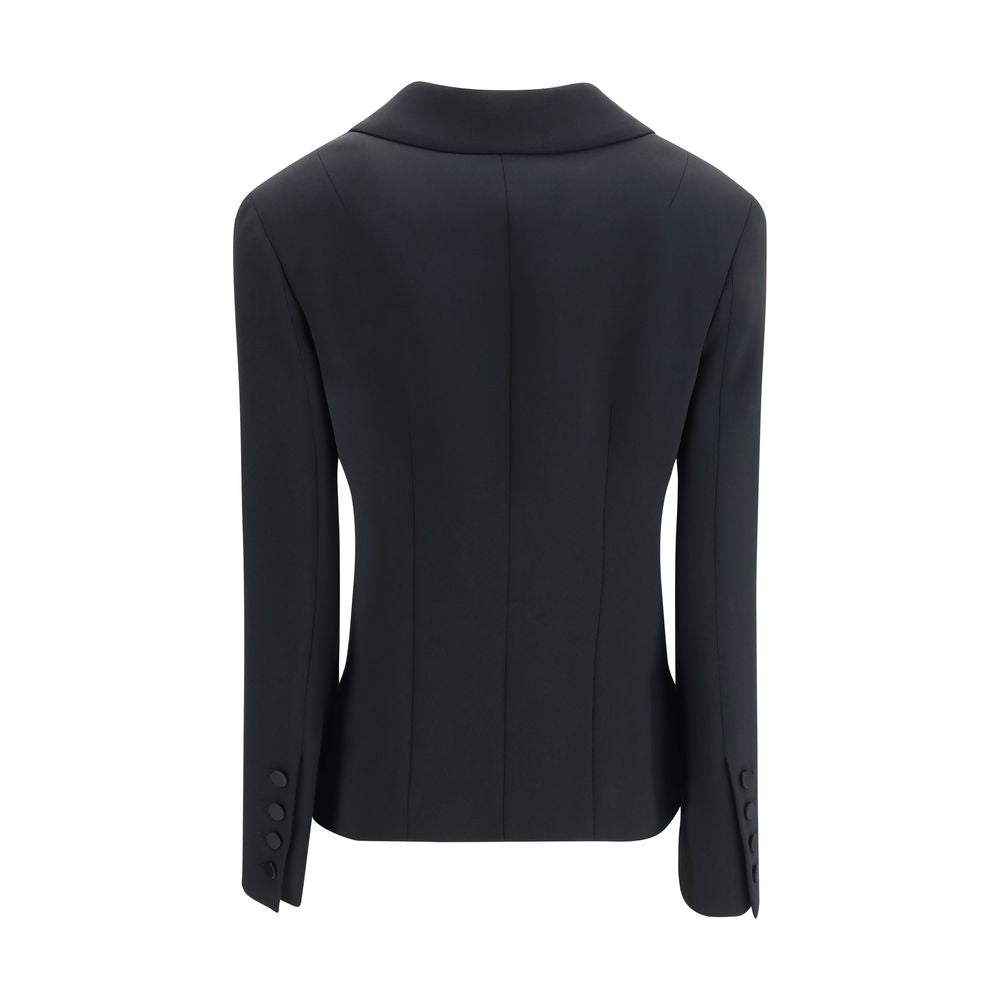 Ermanno Scervino Black Viscose Women's Blazer