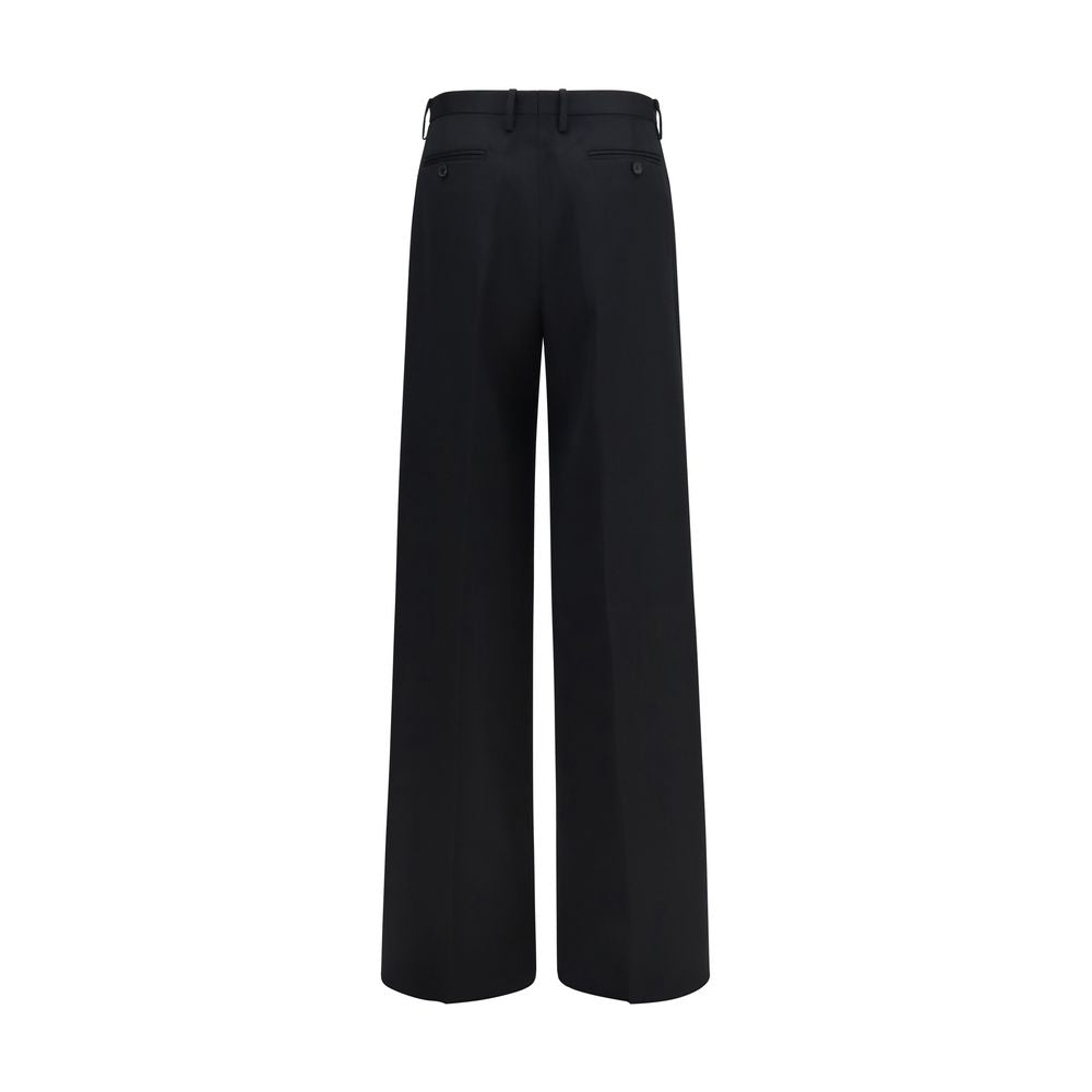 Fendi Black Cotton Casual Women's Pants