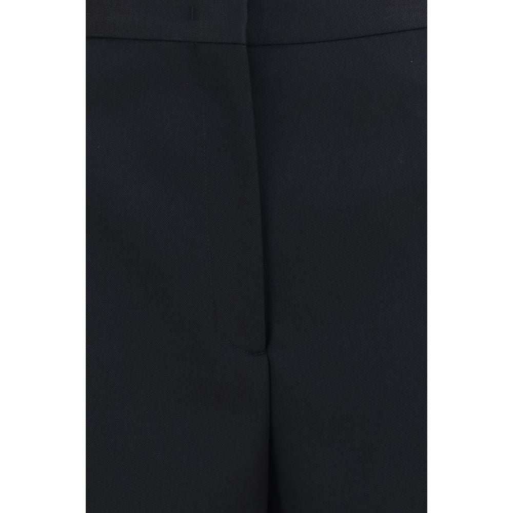Fendi Black Cotton Casual Women's Pants