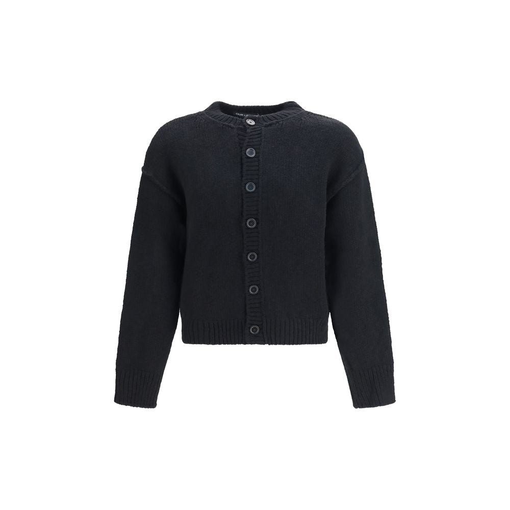 Our Legacy Black Wool Oves Aries Men's Cardigan