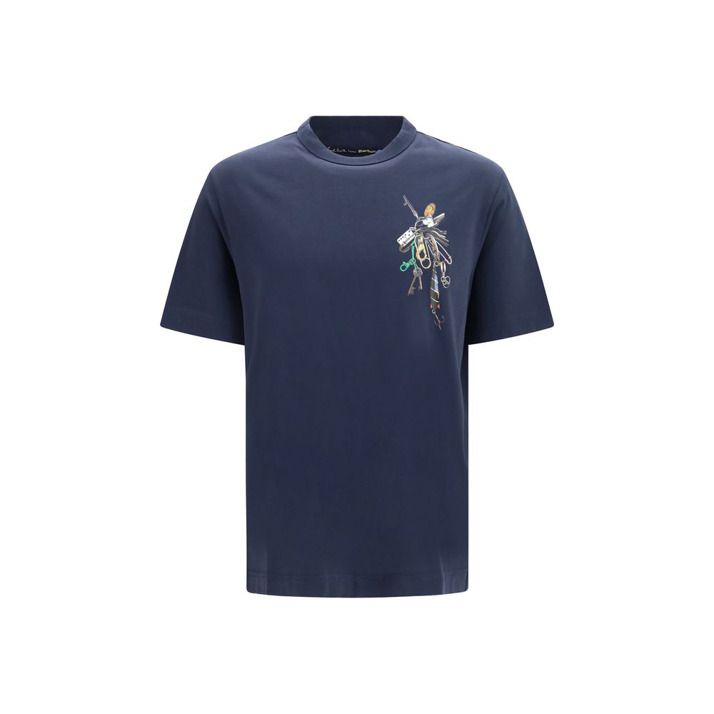 Barbour Blue Cotton Men's T-Shirt