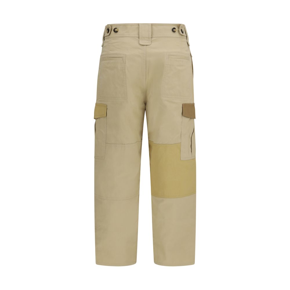 Isabel Marant Étoile Beige Cotton Cargo Women's Pants