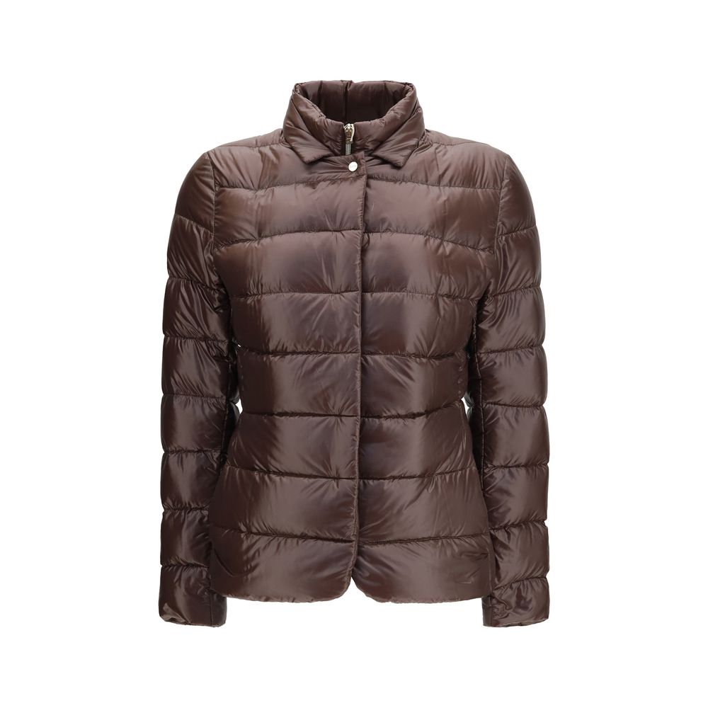 Herno Brown Goose Down Full-Length Women's Jacket