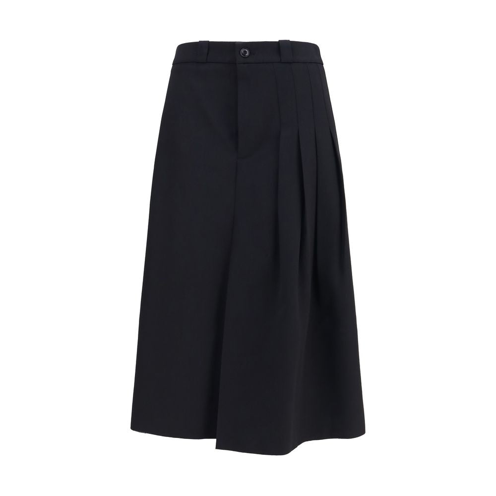 Our Legacy Black Wool Oves Aries Midi Women's Skirt