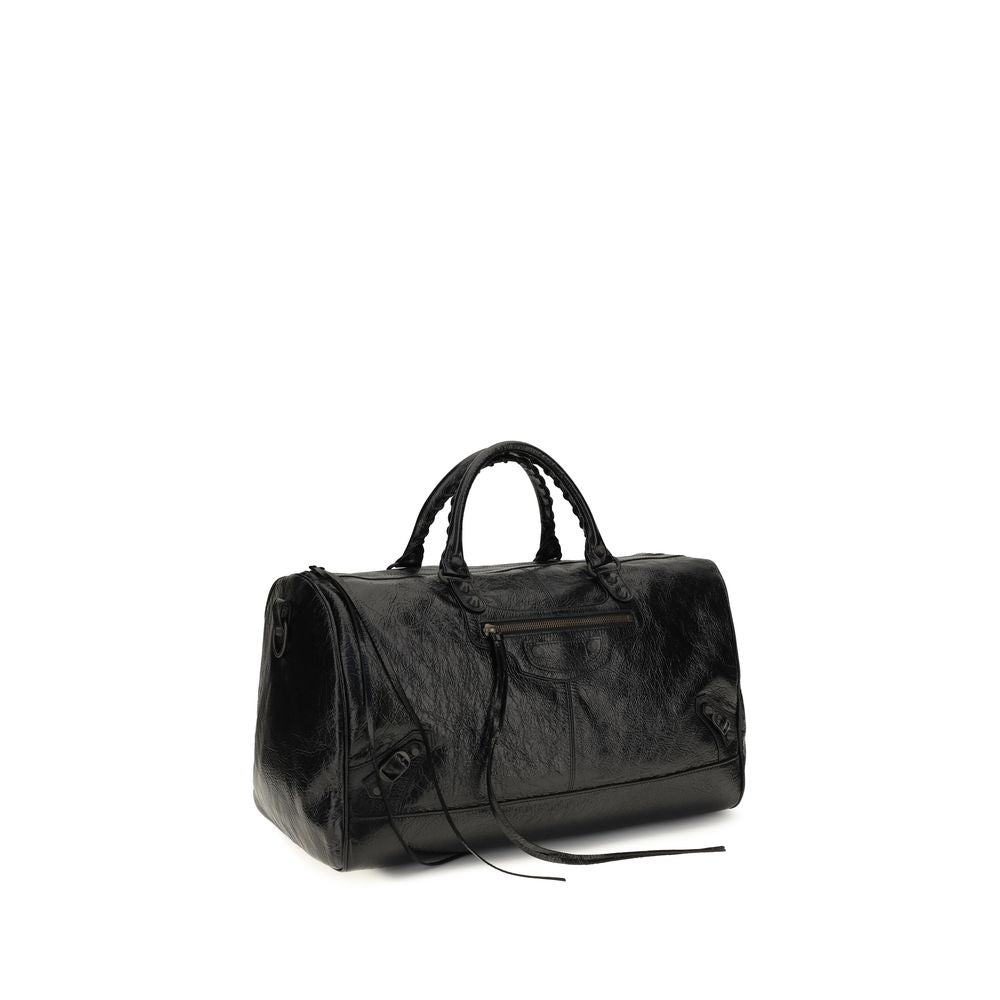 Balenciaga Black Lamb Ovis Aries Luggage And Men's Travel