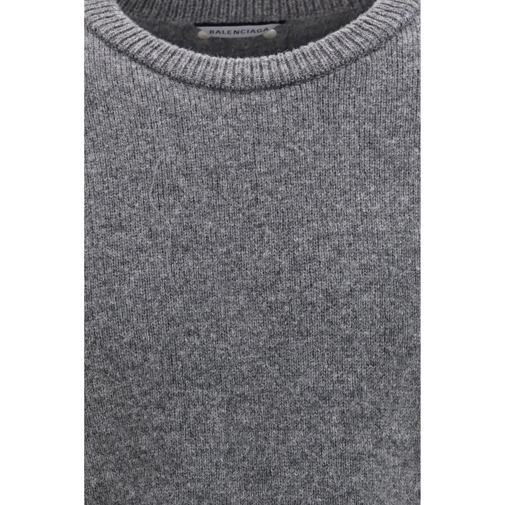 Balenciaga Gray Wool Oves Aries Men's Sweatshirt