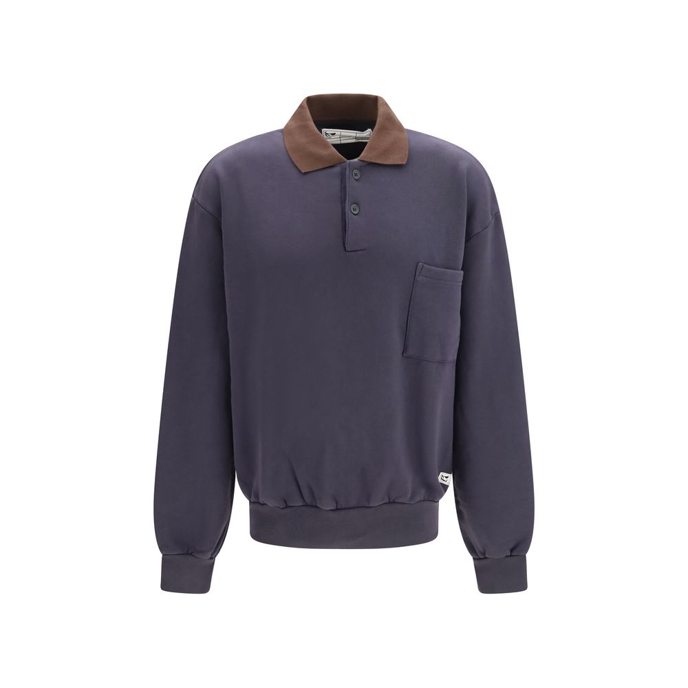 GR10K Blue Cotton Men's Sweatshirt