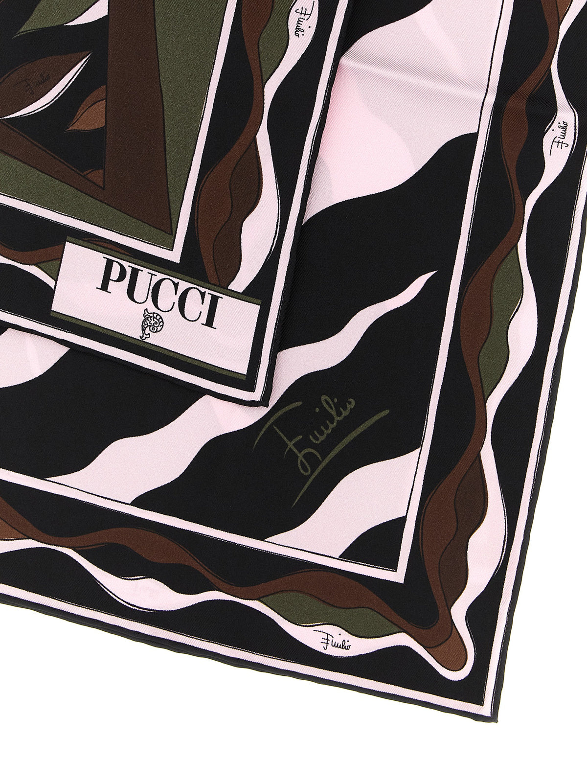 Emilio Pucci Multicolor Silk Women's Scarf