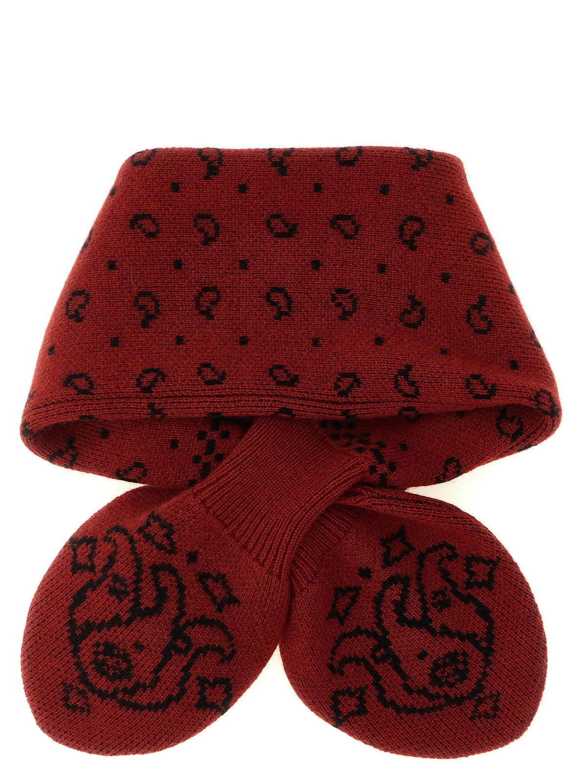 Guest in Residence Red Wool Women's Foulard