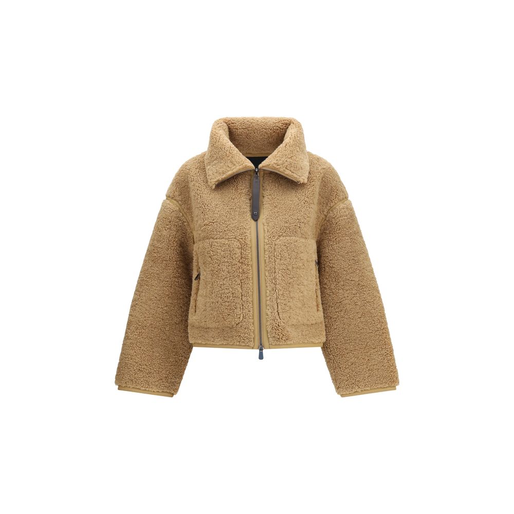 PINKO Beige Polyester Shell Women's Jacket