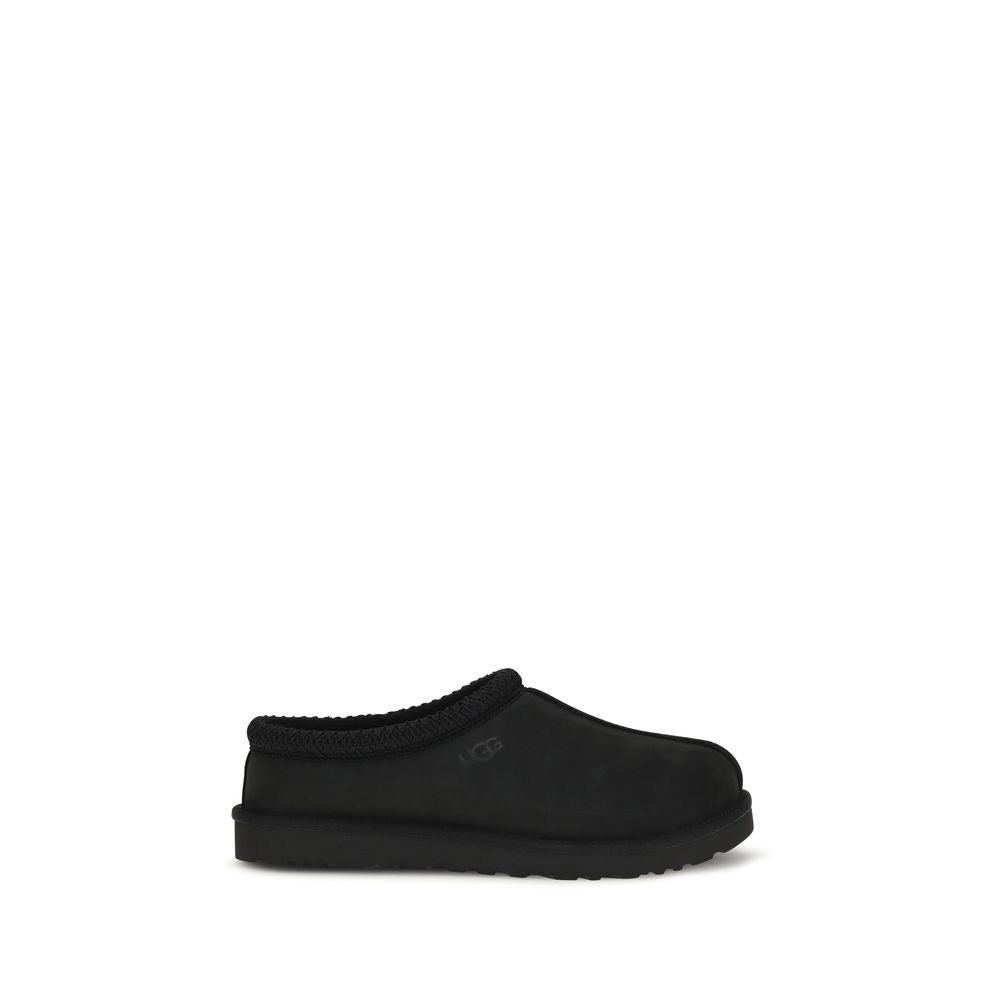 UGG Black Nubuc Leather Men's Clogs