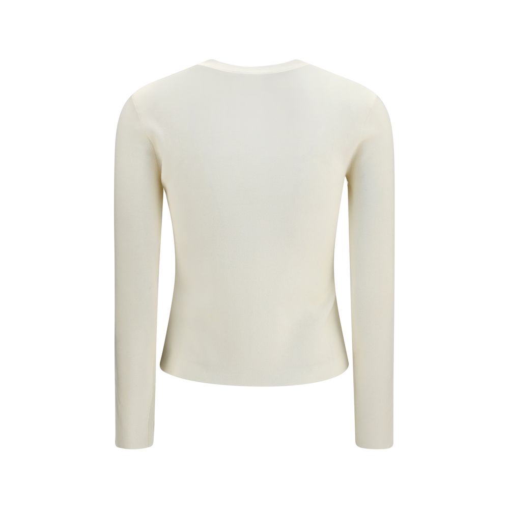 Max Mara White Wool Oves Aries Women's Sweatshirt