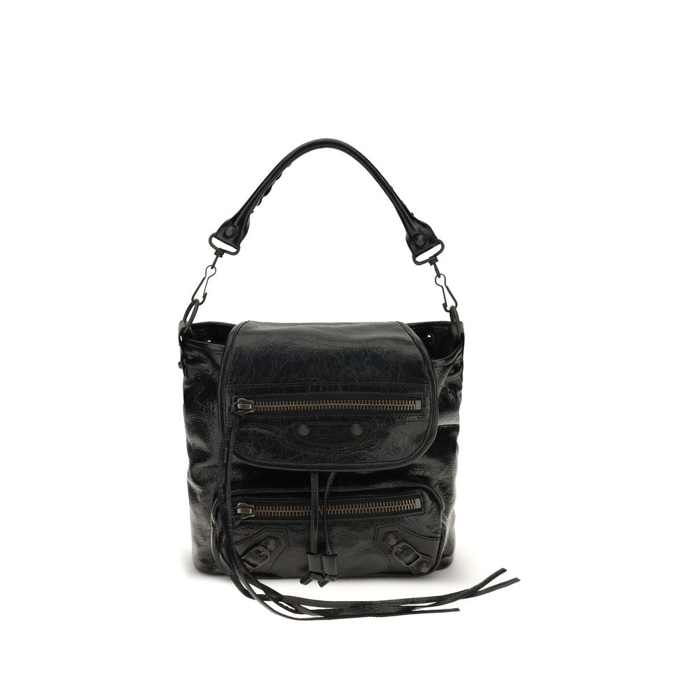 Balenciaga Black Lamb Ovis Aries Women's Backpack