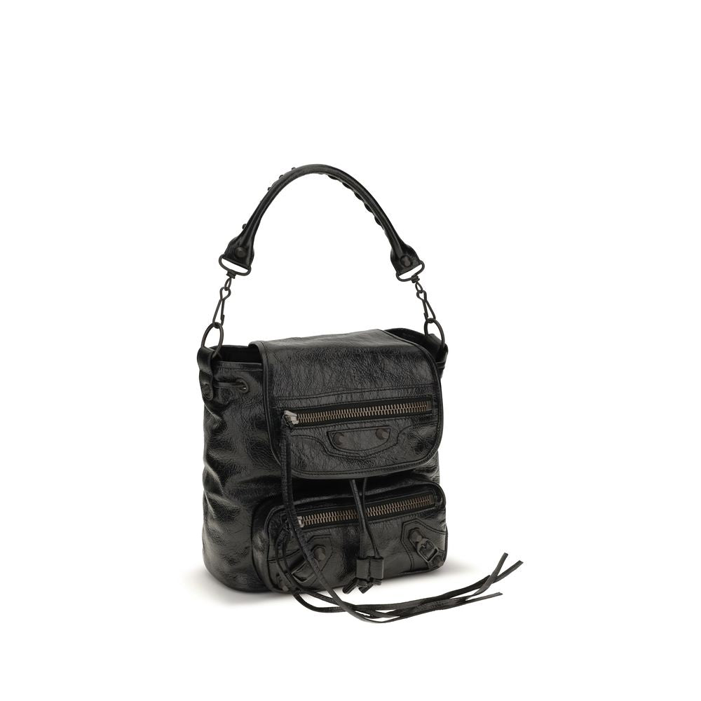 Balenciaga Black Lamb Ovis Aries Women's Backpack