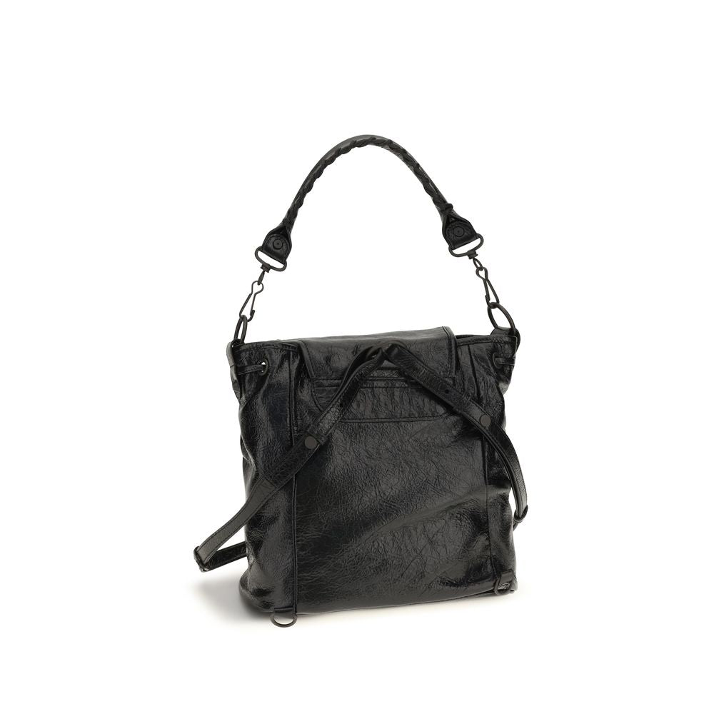 Balenciaga Black Lamb Ovis Aries Women's Backpack