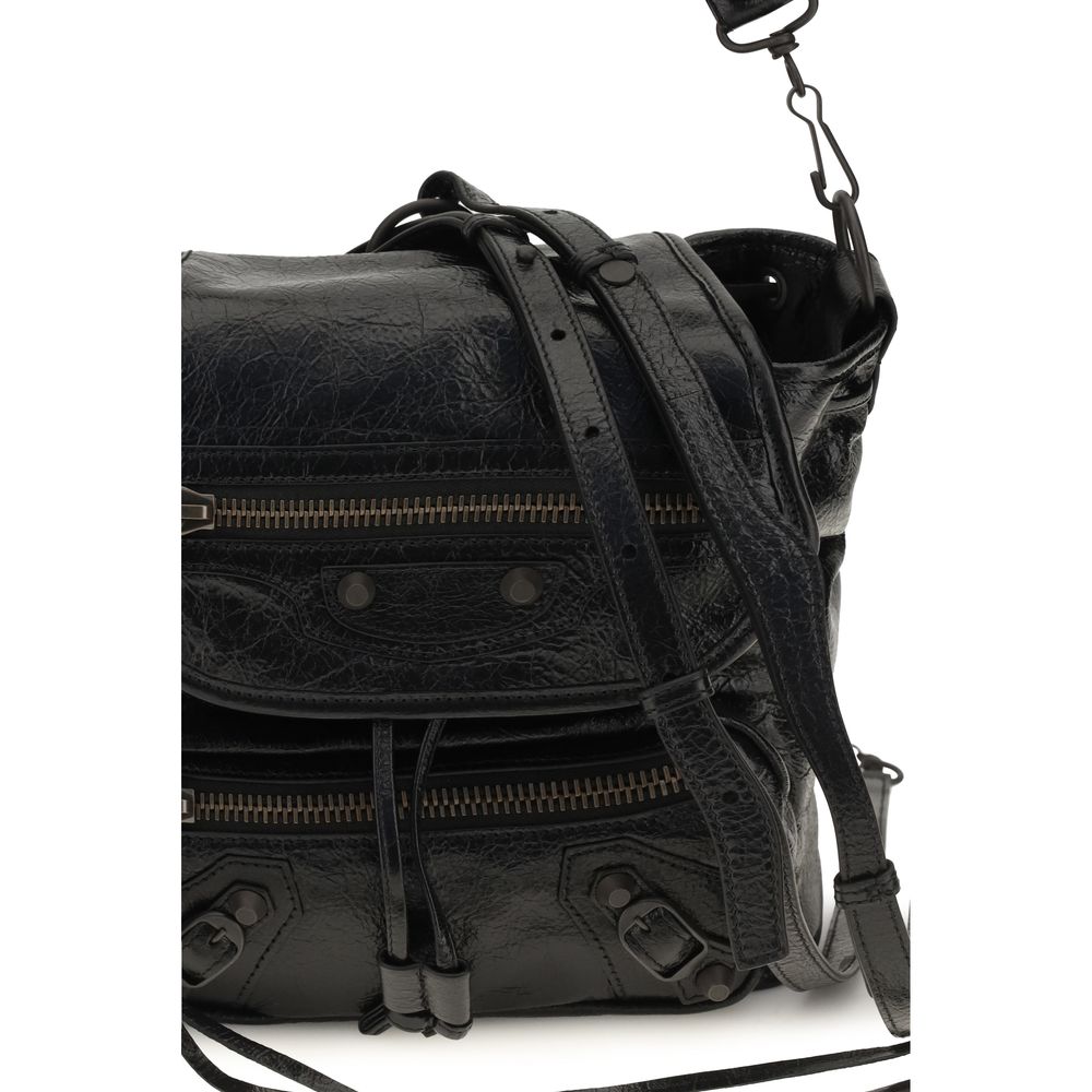 Balenciaga Black Lamb Ovis Aries Women's Backpack