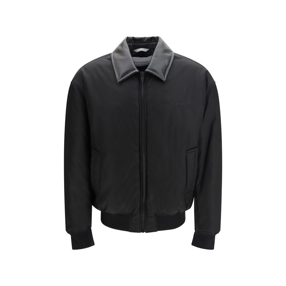 Balenciaga Black Nylon Men's Bomber