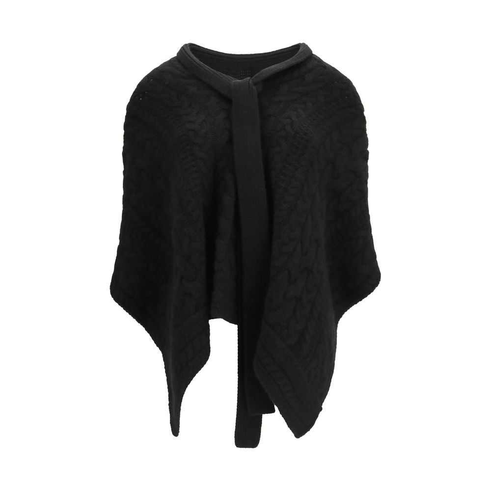 Ermanno Scervino Black Cashmere Women's Coat