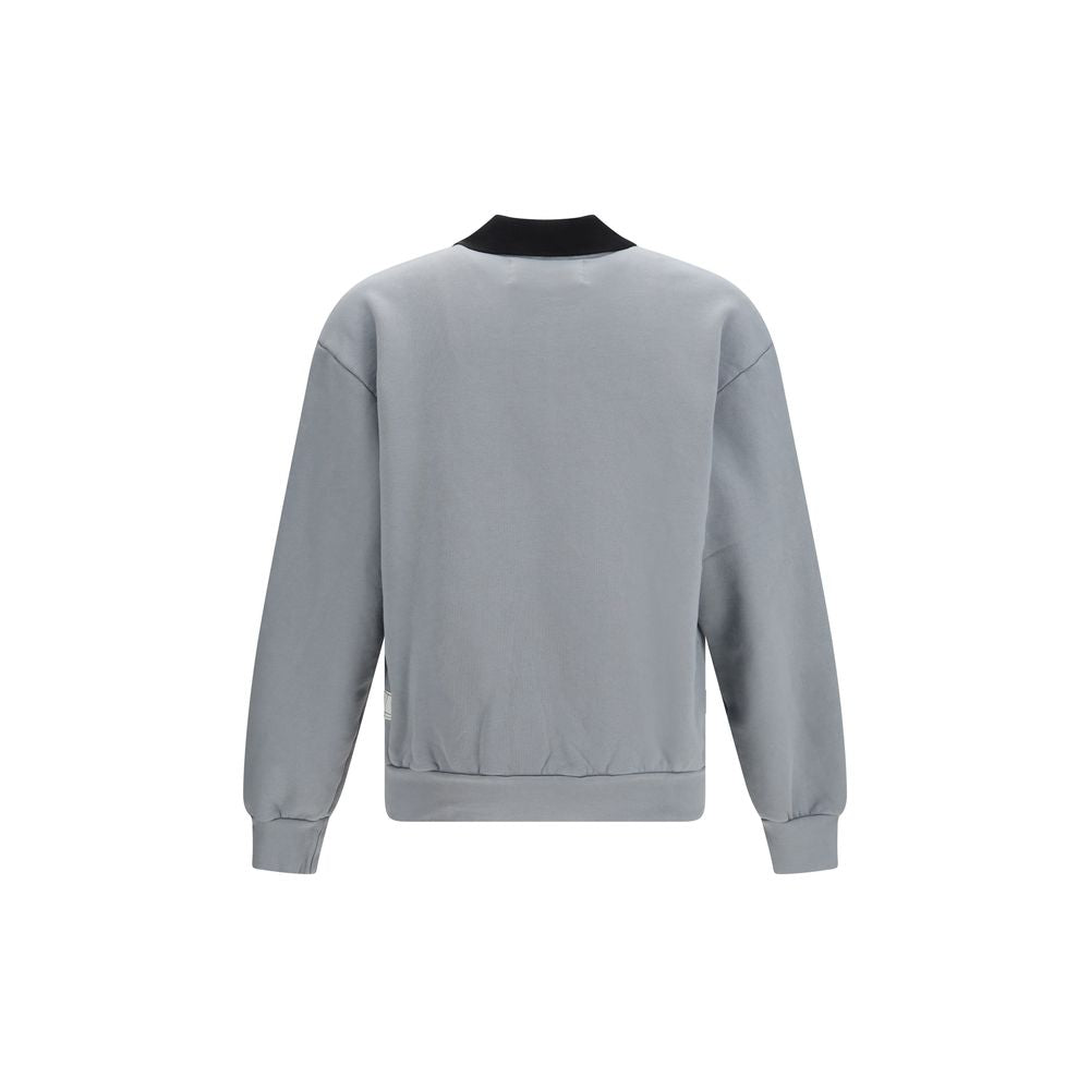 GR10K Gray Cotton Men's Sweatshirt