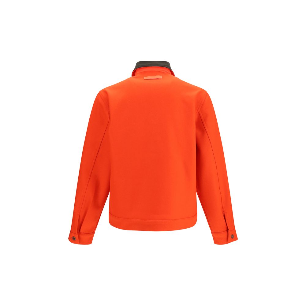 GR10K Red Wool Oves Aries Full-Length Men's Jacket