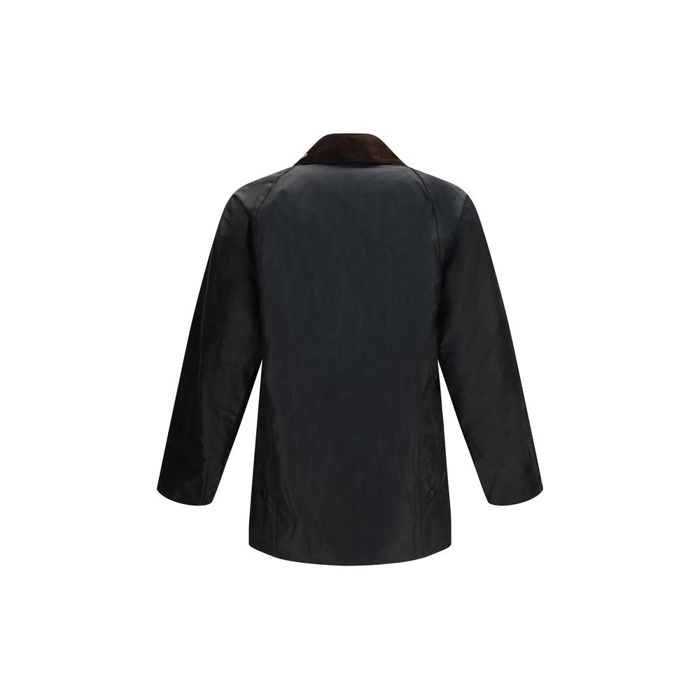 Barbour Black Cotton Full-Length Men's Jacket