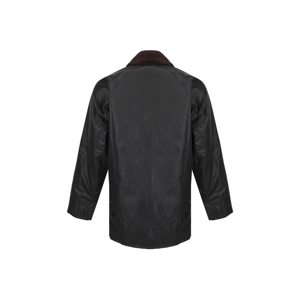 Barbour Black Cotton Full-Length Men's Jacket