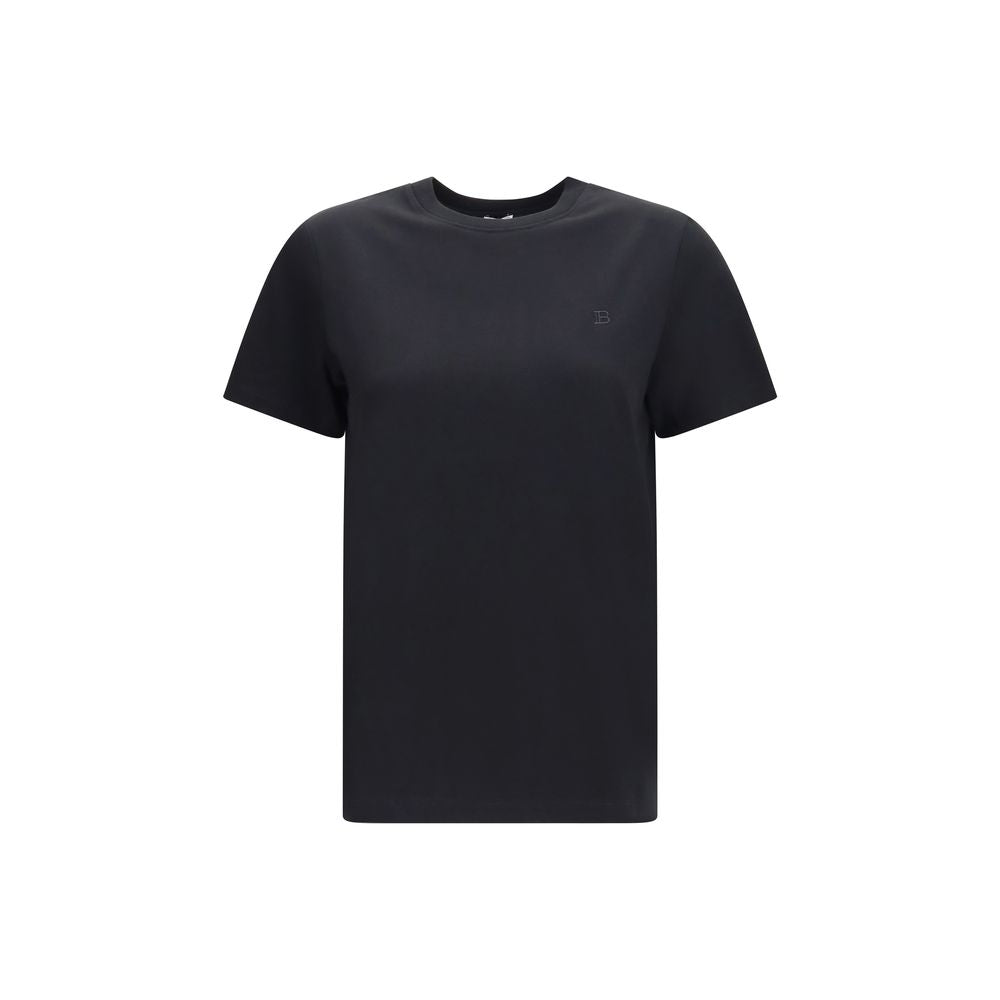 Balmain Black Cotton Women's T-Shirt
