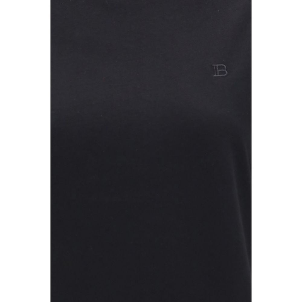 Balmain Black Cotton Women's T-Shirt