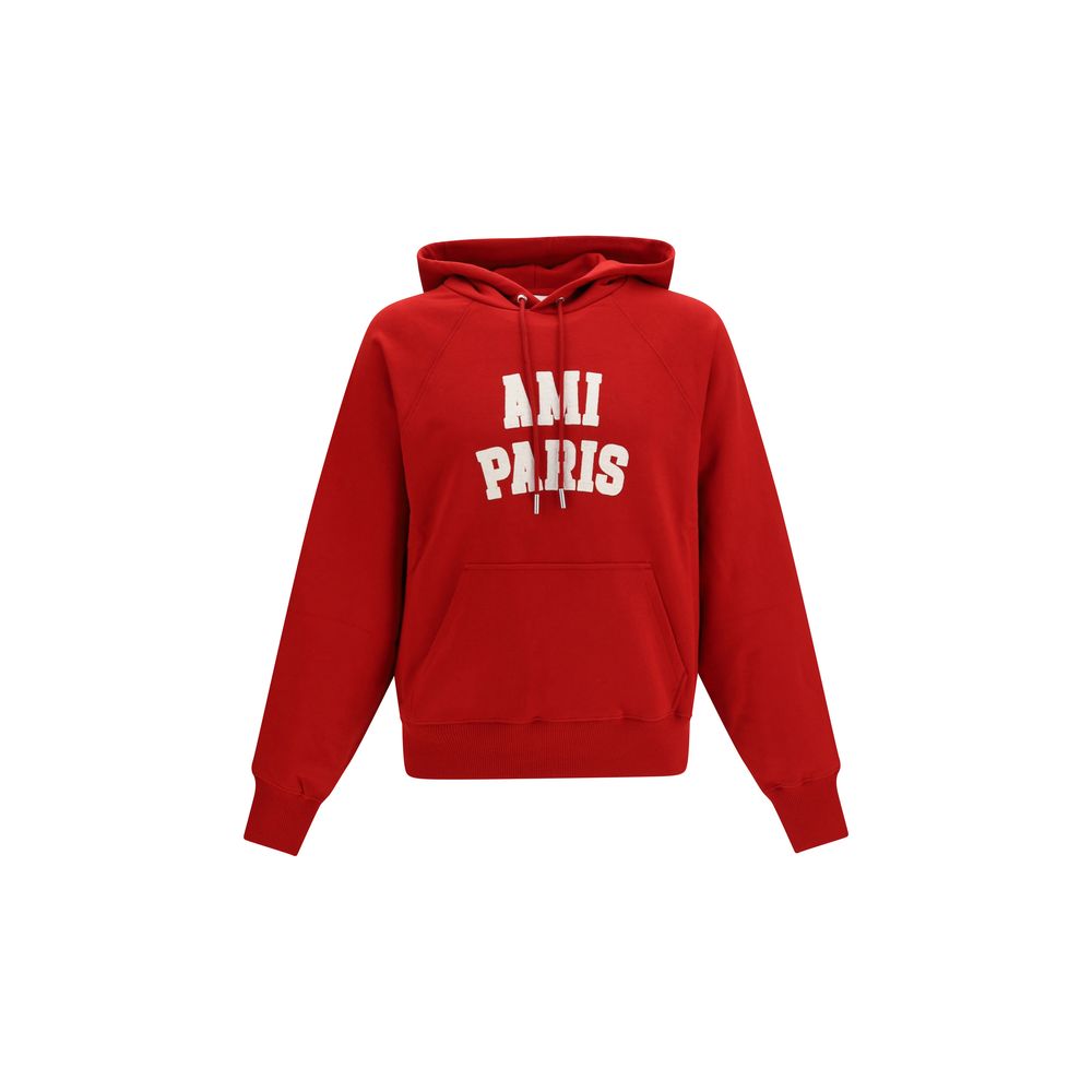 Ami Paris Red Cotton Men's Sweatshirt