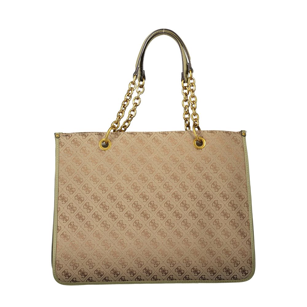 Guess Jeans Verde Polyurethane Women Women's Handbag