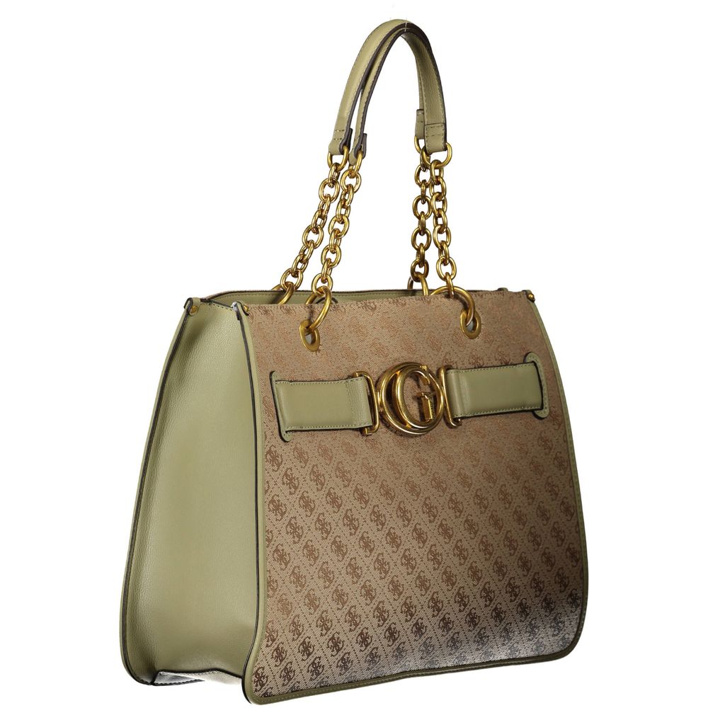 Guess Jeans Verde Polyurethane Women Women's Handbag