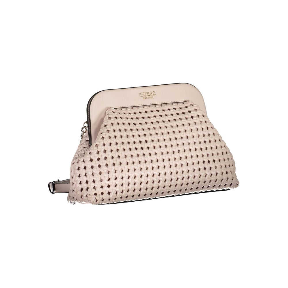Guess Jeans Pink Polyurethane Women's Women's Handbag