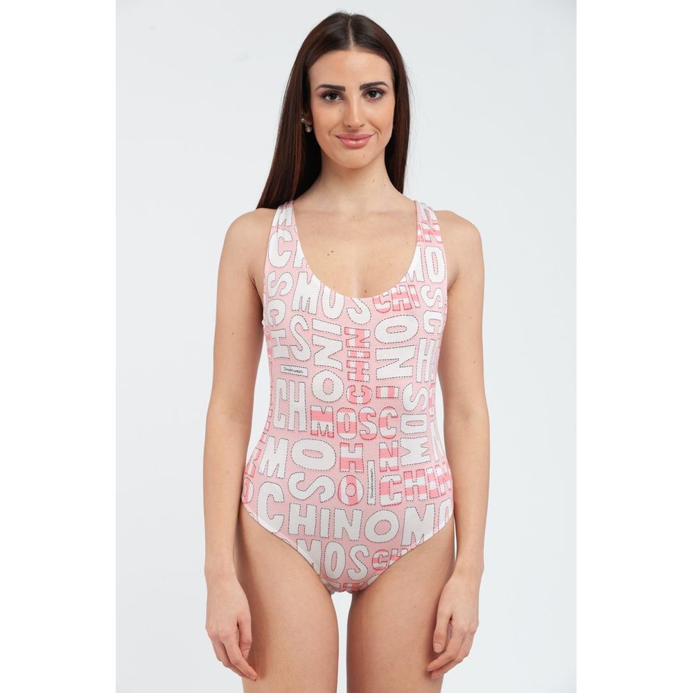 Moschino Multicolor Cotton One-Piece Women's Swimsuit