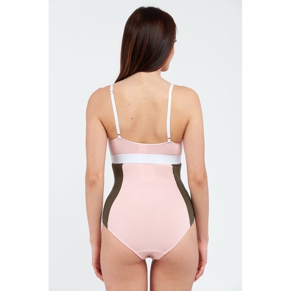 Moschino Multicolor Cotton One-Piece Women's Swimsuit