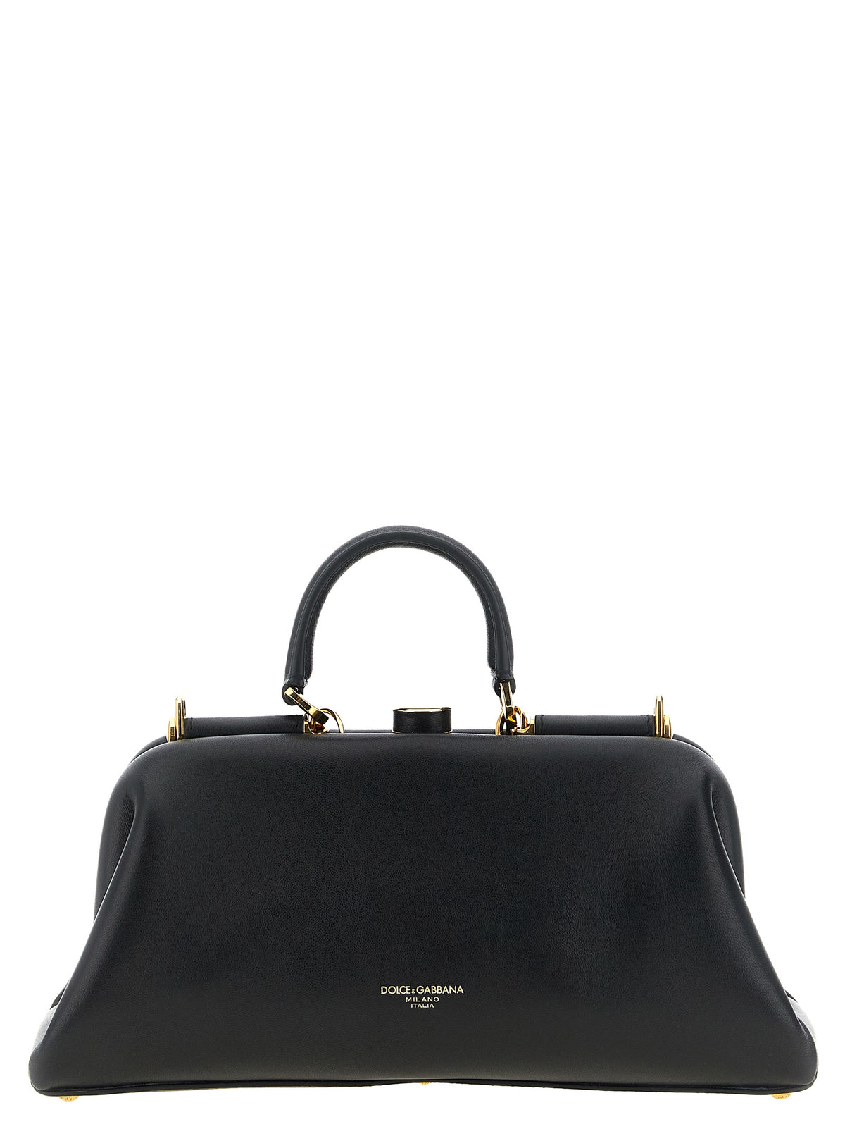 Dolce & Gabbana Black Lamb Leather Women's Handbag